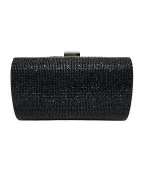 I.N.C. International Concepts Black Ranndi Microstone Mini Clutch Crossbody